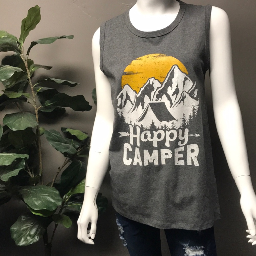 Happy Camper Graphic Tank